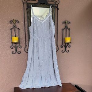 Old Navy Blue and White striped Dress